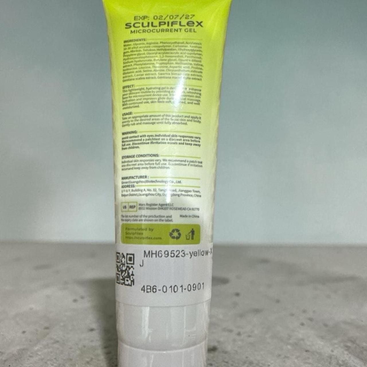 Sculpiflex Microcurrent Gel Smooth Define Brighten 2.82 oz 2