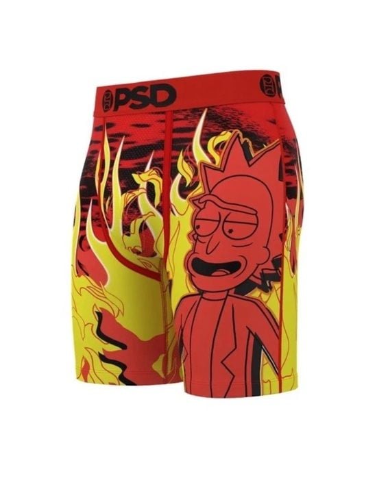 New NWT PSD Flame 🔥 Rick & Morty Boxer Briefs Sz XL $26 2