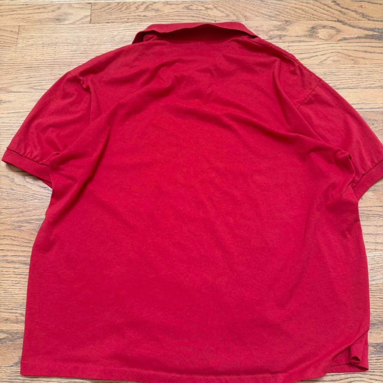 Great American Originals Vintage 90s Polo Shirt XL Red Embroidered 3