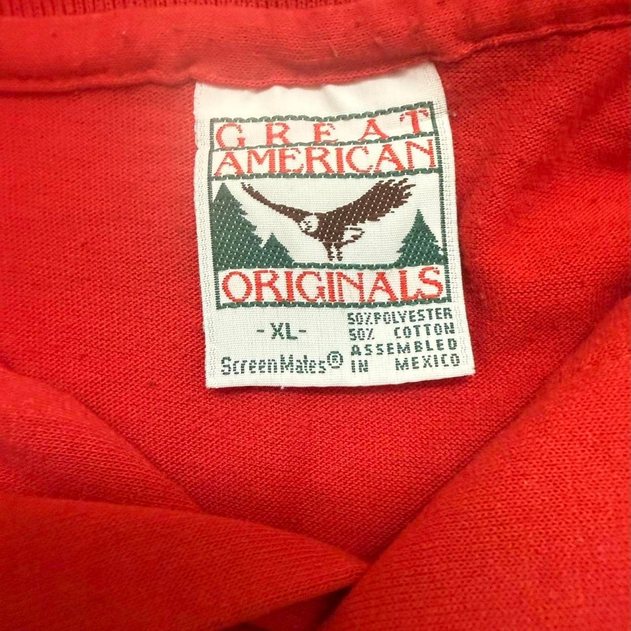 Great American Originals Vintage 90s Polo Shirt XL Red Embroidered 4