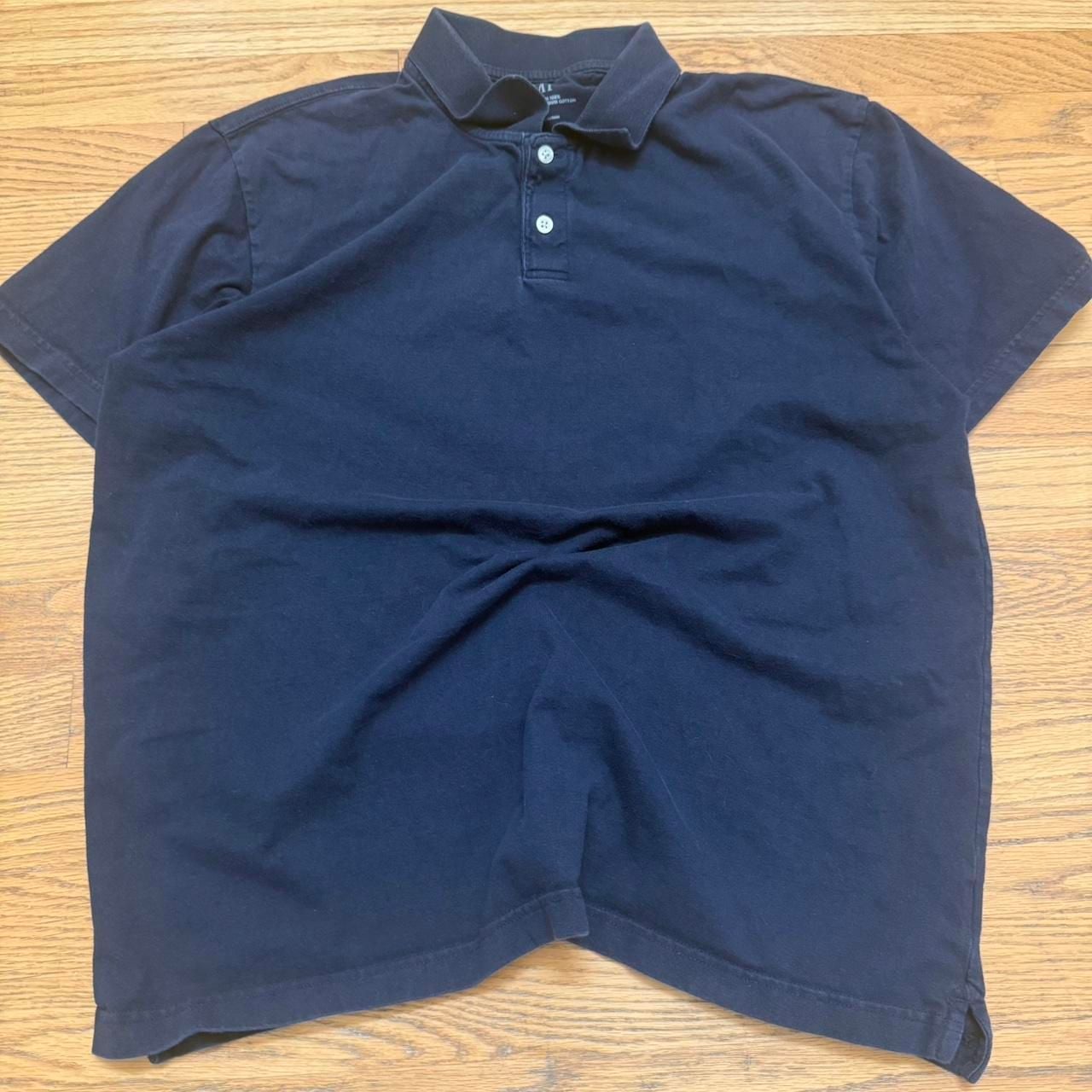 Gap Organic Cotton Navy Blue Polo Shirt 2