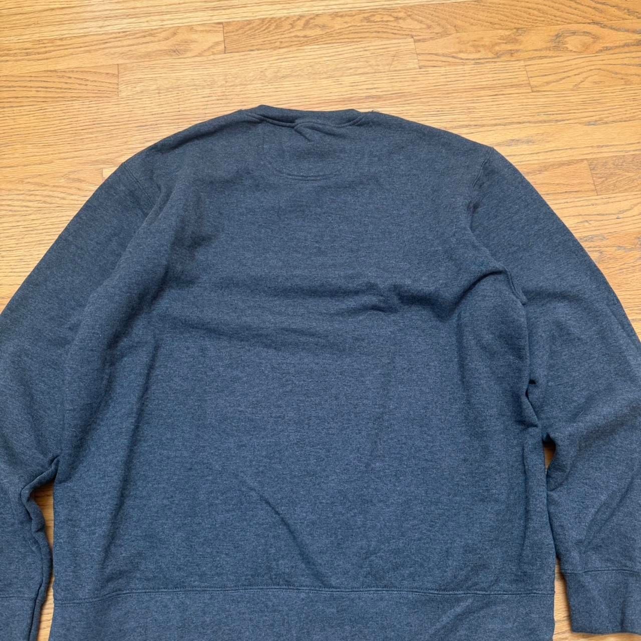 Port & Company USA Fan Favorite Crewneck Sweatshirt Charcoal Grey Size L 3