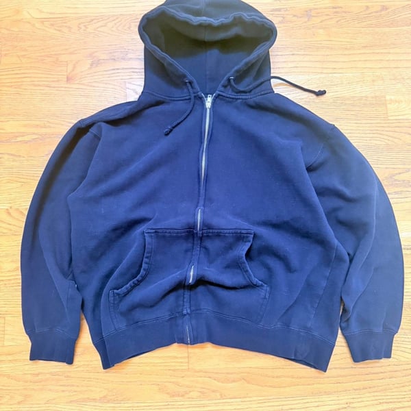 Standard Supply Black Zip Up Hoodie
