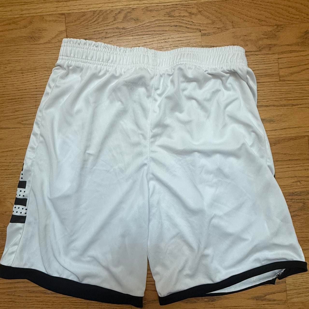 Liberty Pro Athletic Basketball Shorts White Black Size M 3