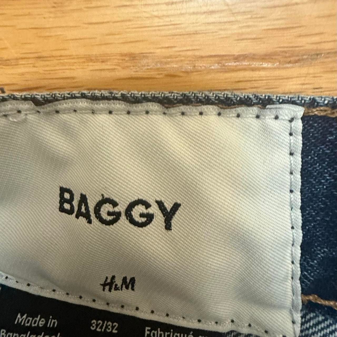 H&M Baggy Jeans Denim Size 32x32 3