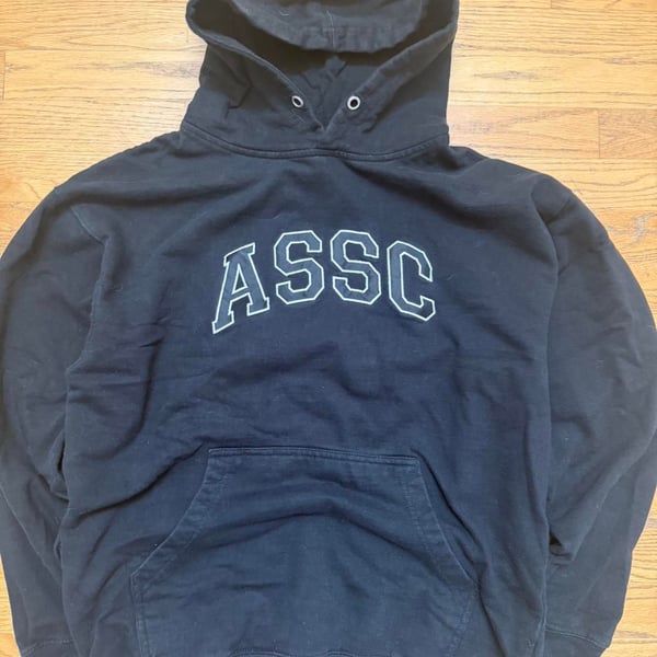 Anti Social Social Club ASSC Arched Logo Black Hoodie