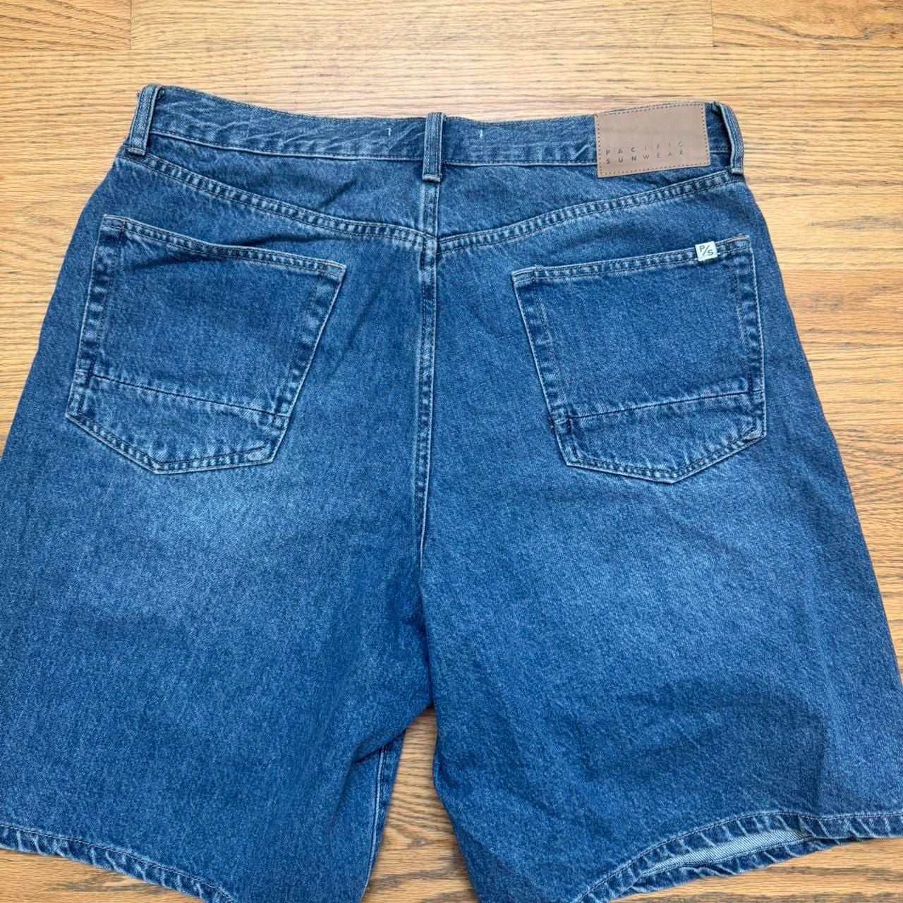 PacSun Parke Baggy Denim Shorts Size 32 3