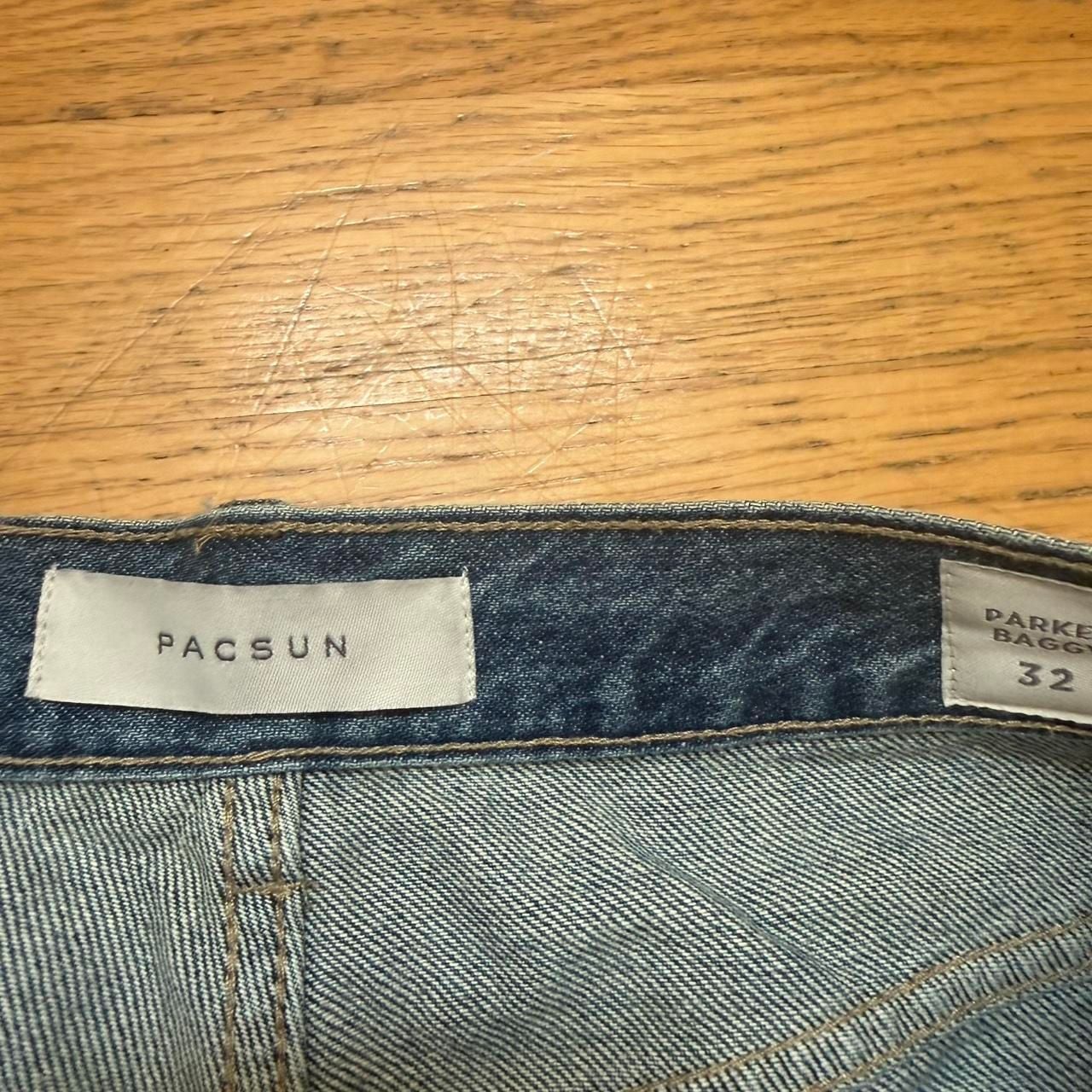 PacSun Parke Baggy Denim Shorts Size 32 4
