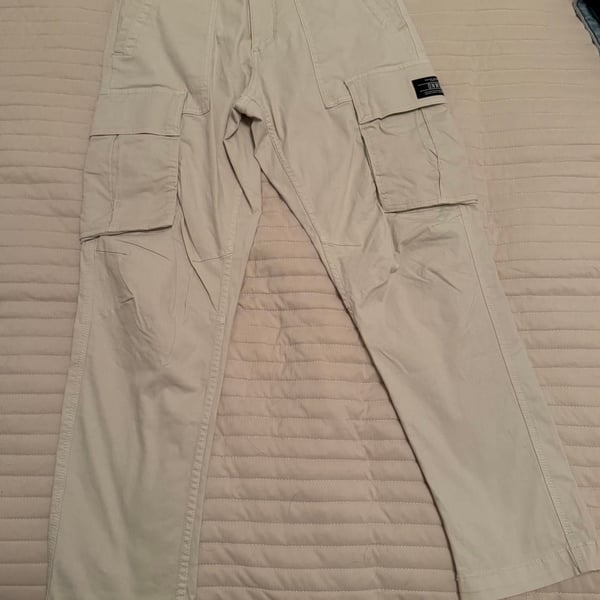 Zara Cream Cargo Pants