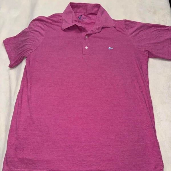Southern Lure Pink Polo Shirt Youth Large