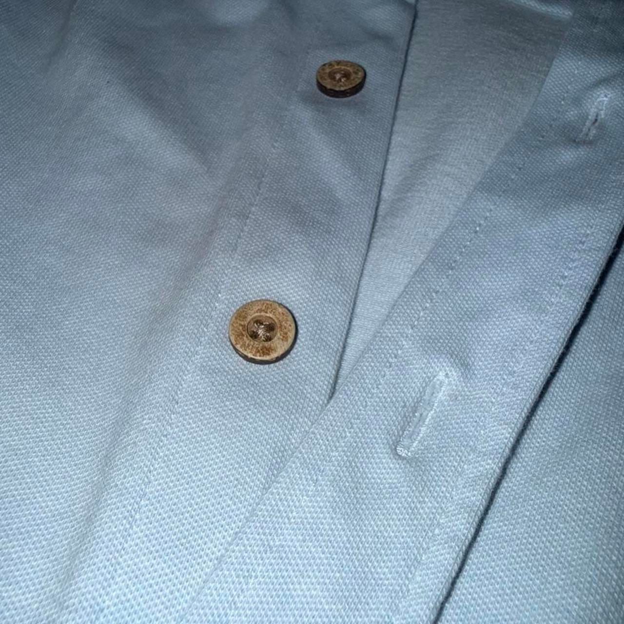 Tailor Vintage Light Blue Long Sleeve Button Up Shirt M Slim Fit 5