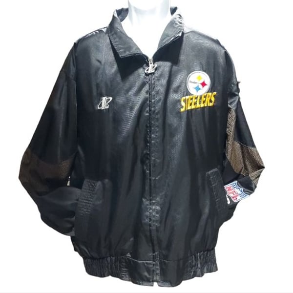 Vintage Pittsburgh Steeler's Jacket NFL Pro Line Logo Athletic Size Large