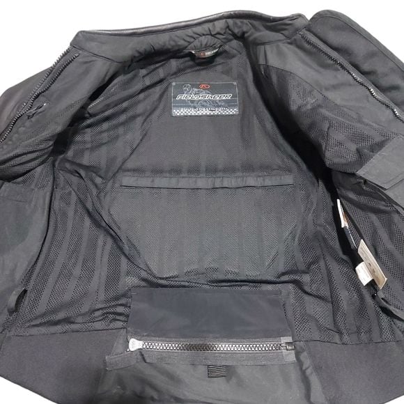 Fieldsheer Womens Phoslite Mesh Padded Motorcycle Jacket With Liner Size 6 7