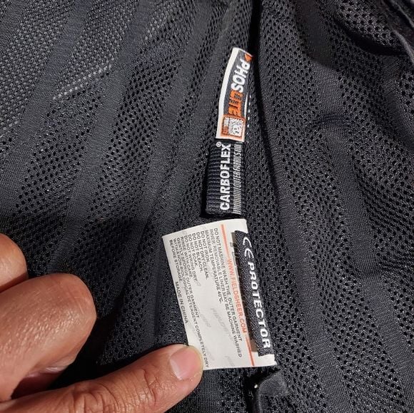 Fieldsheer Womens Phoslite Mesh Padded Motorcycle Jacket With Liner Size 6 10