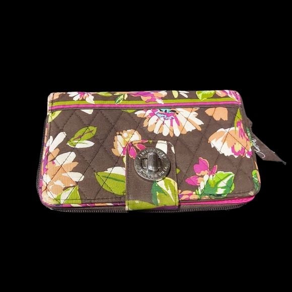 Vera Bradley Crossbody Satchel with Matching Wallet 7