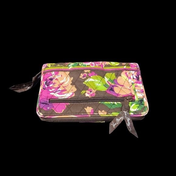 Vera Bradley Crossbody Satchel with Matching Wallet 8