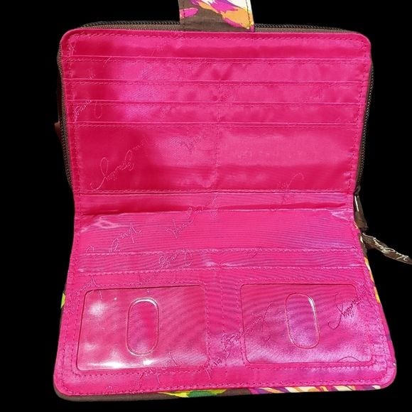 Vera Bradley Crossbody Satchel with Matching Wallet 9