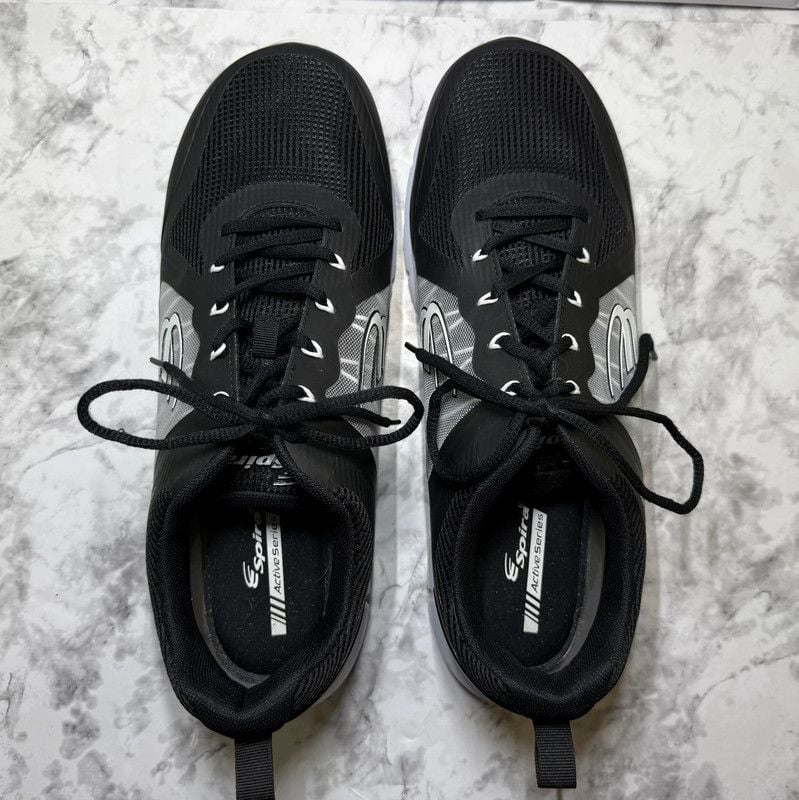Spira CloudWalker Men’s Walking Shoes Black White Size 14 4E 2