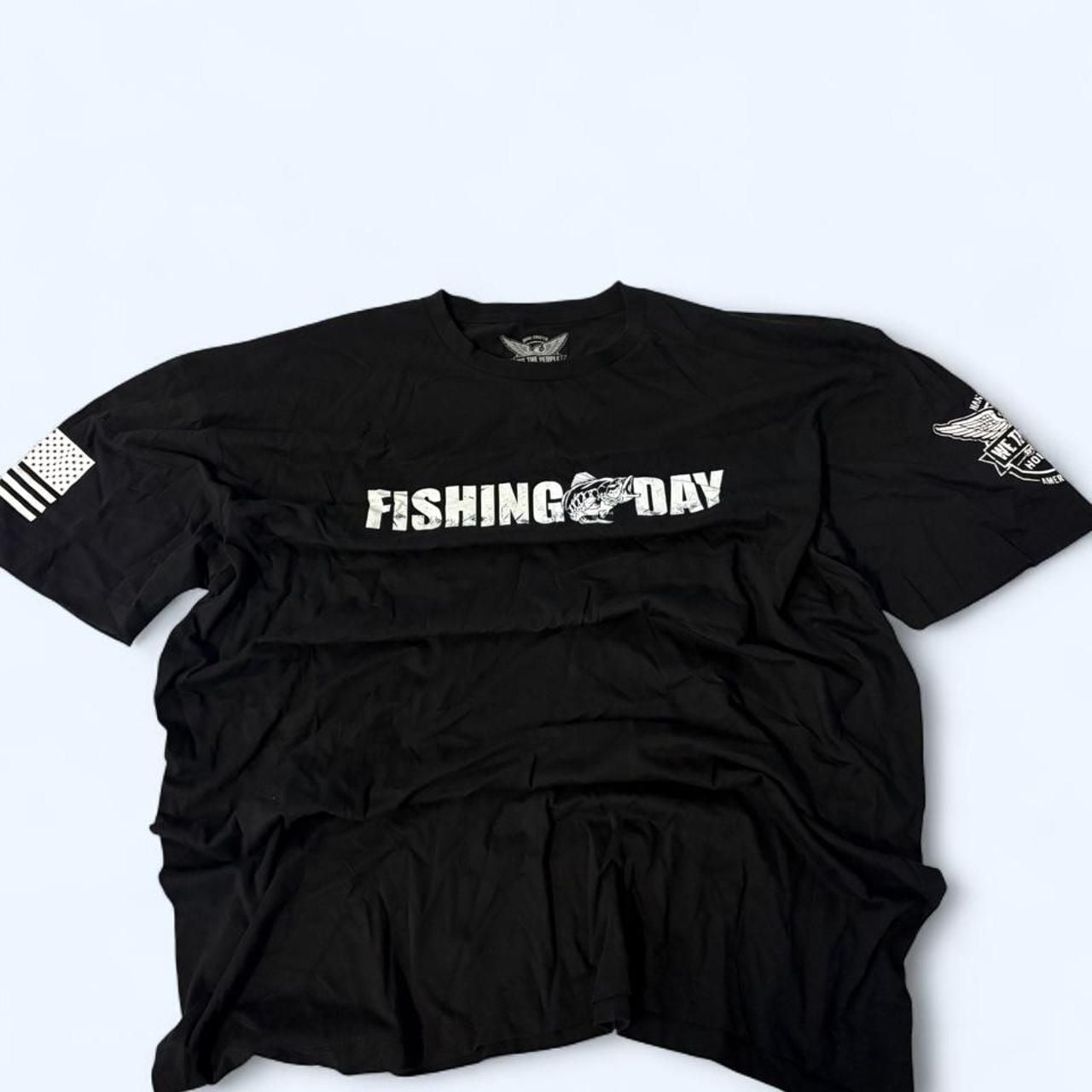 We The People Holsters Fishing Day Graphic T-Shirt Black XXL 1