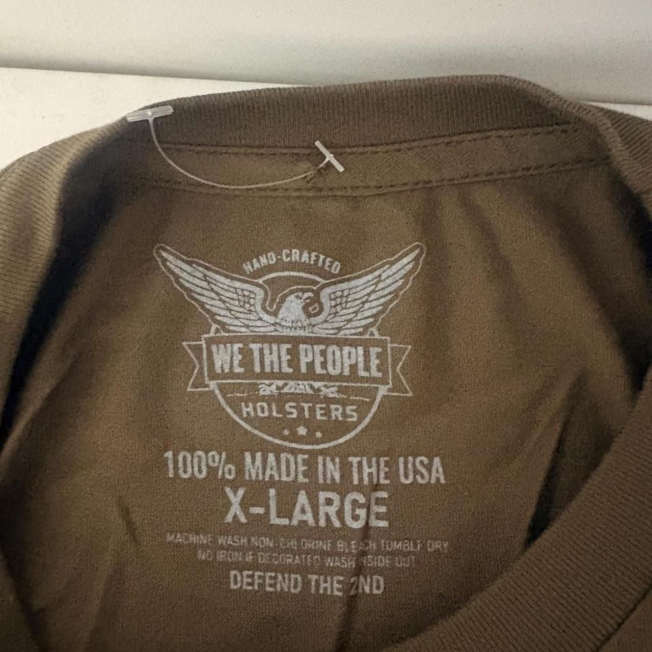 We The People Holsters Small Arms Enthusiast T-Shirt Brown XL 2