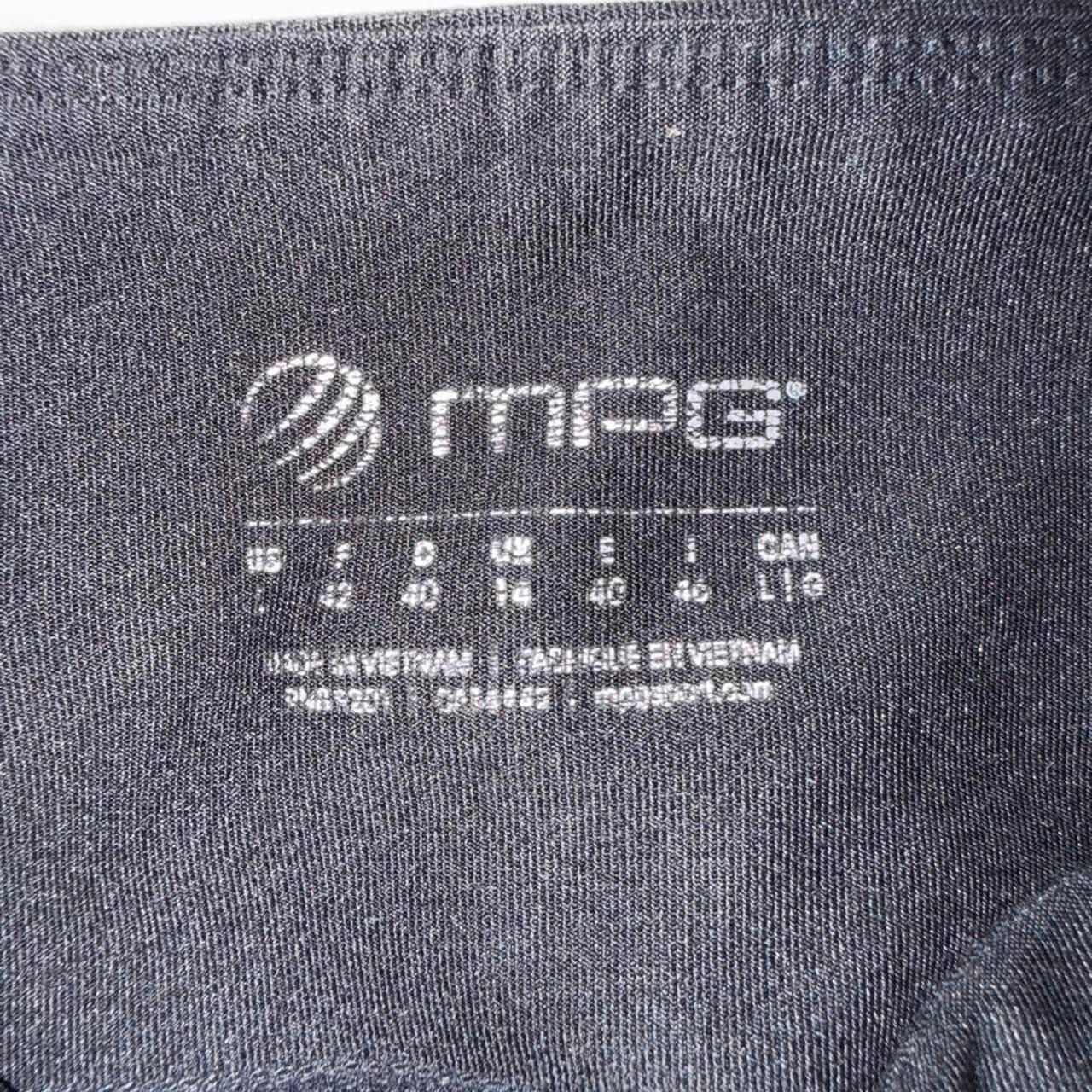 MPG Black Moto Leggings with Textured Knee Panels 3