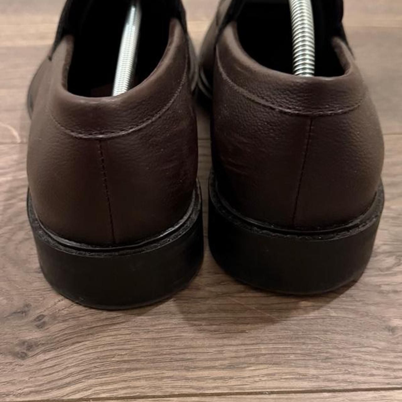 Abound Dark Brown Leather Penny Loafers 5
