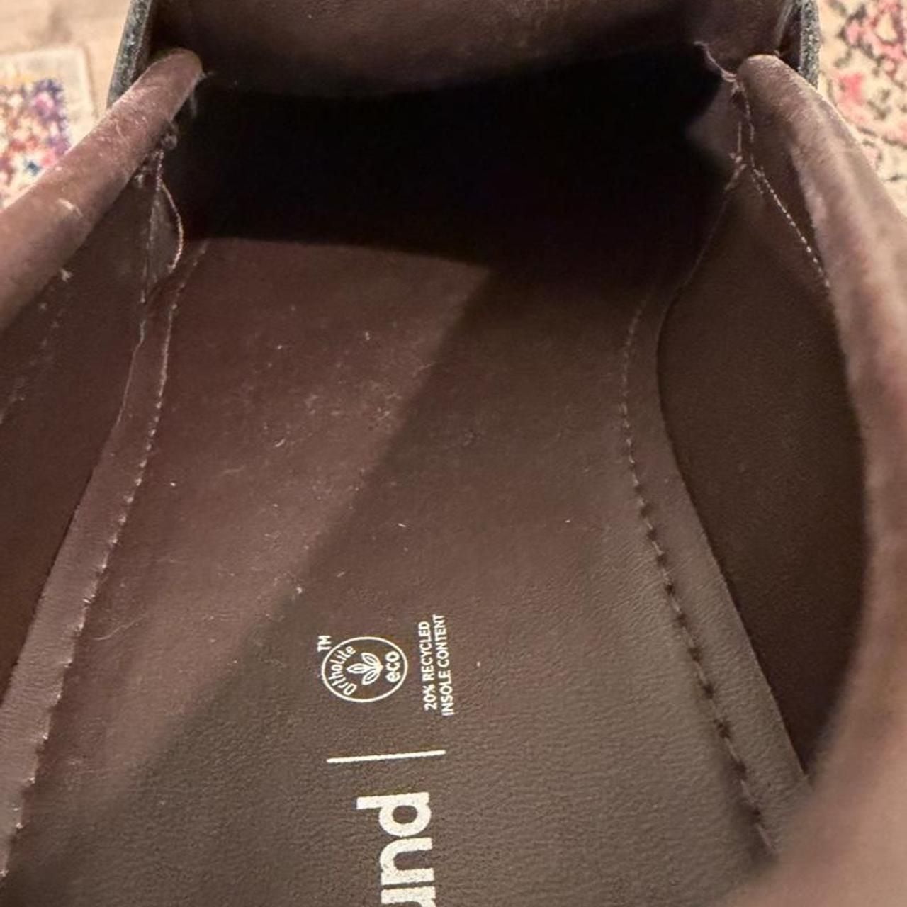 Abound Dark Brown Leather Penny Loafers 7