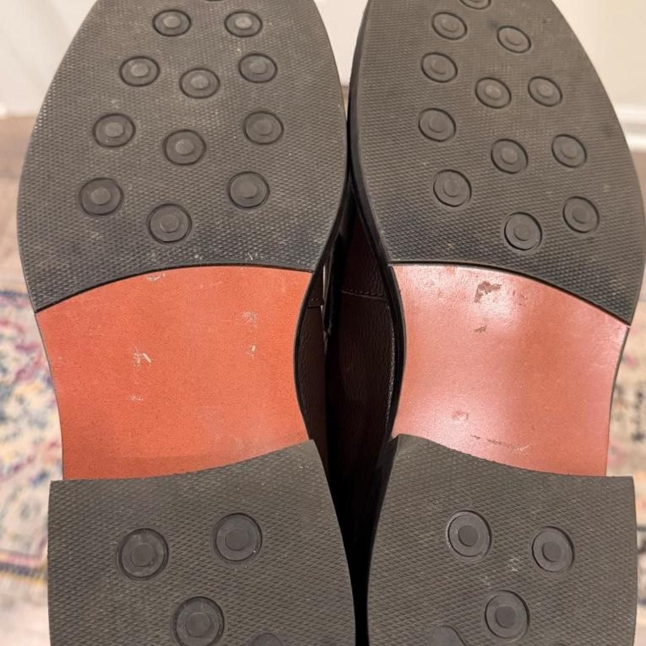 Abound Dark Brown Leather Penny Loafers 8