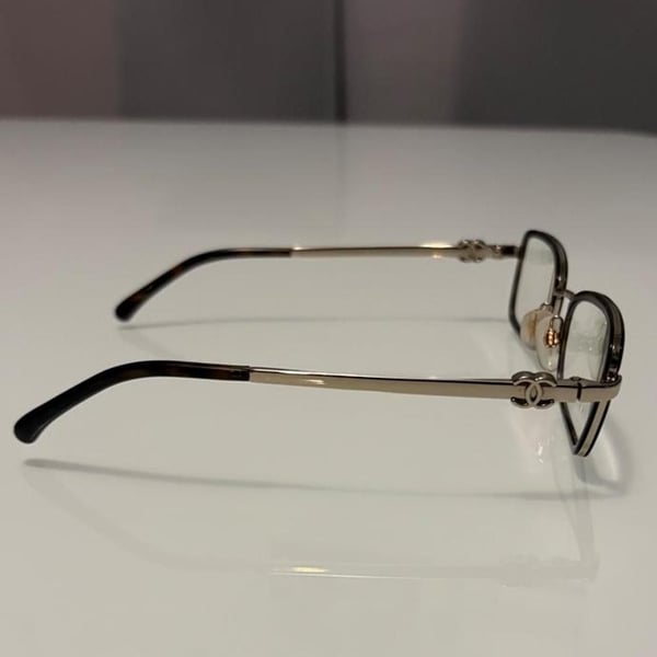 Chanel Vintage Square Tortoiseshell Frame Glasses