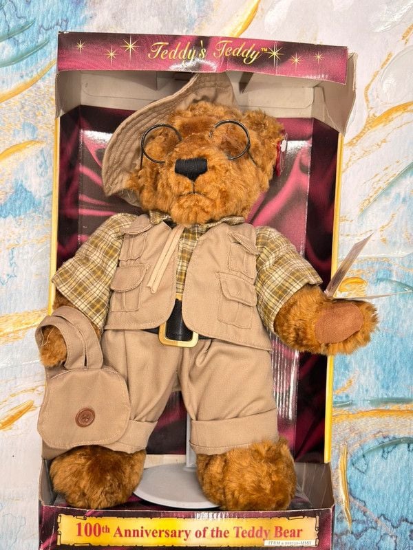 VTG Dan Dee Collector's Choice Teddy's Teddy 100th Anniversary Bear - Teddy Rosevelt 1