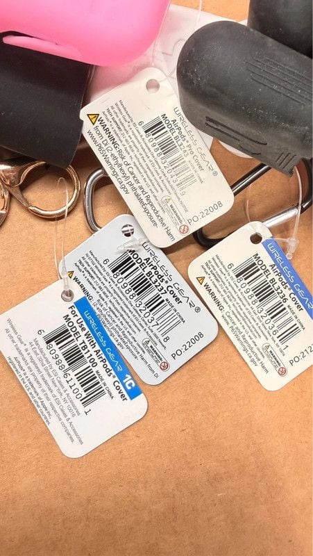 Assorted lot of air pod keychain covers 3