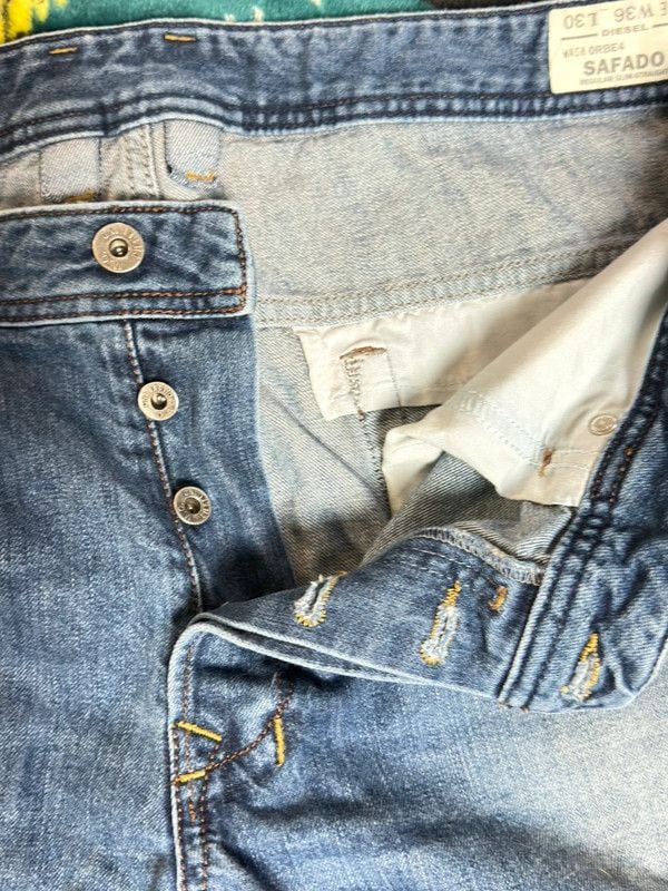 Diesel Safado Men's Jeans Size 36x30 Regular Slim Straight 13