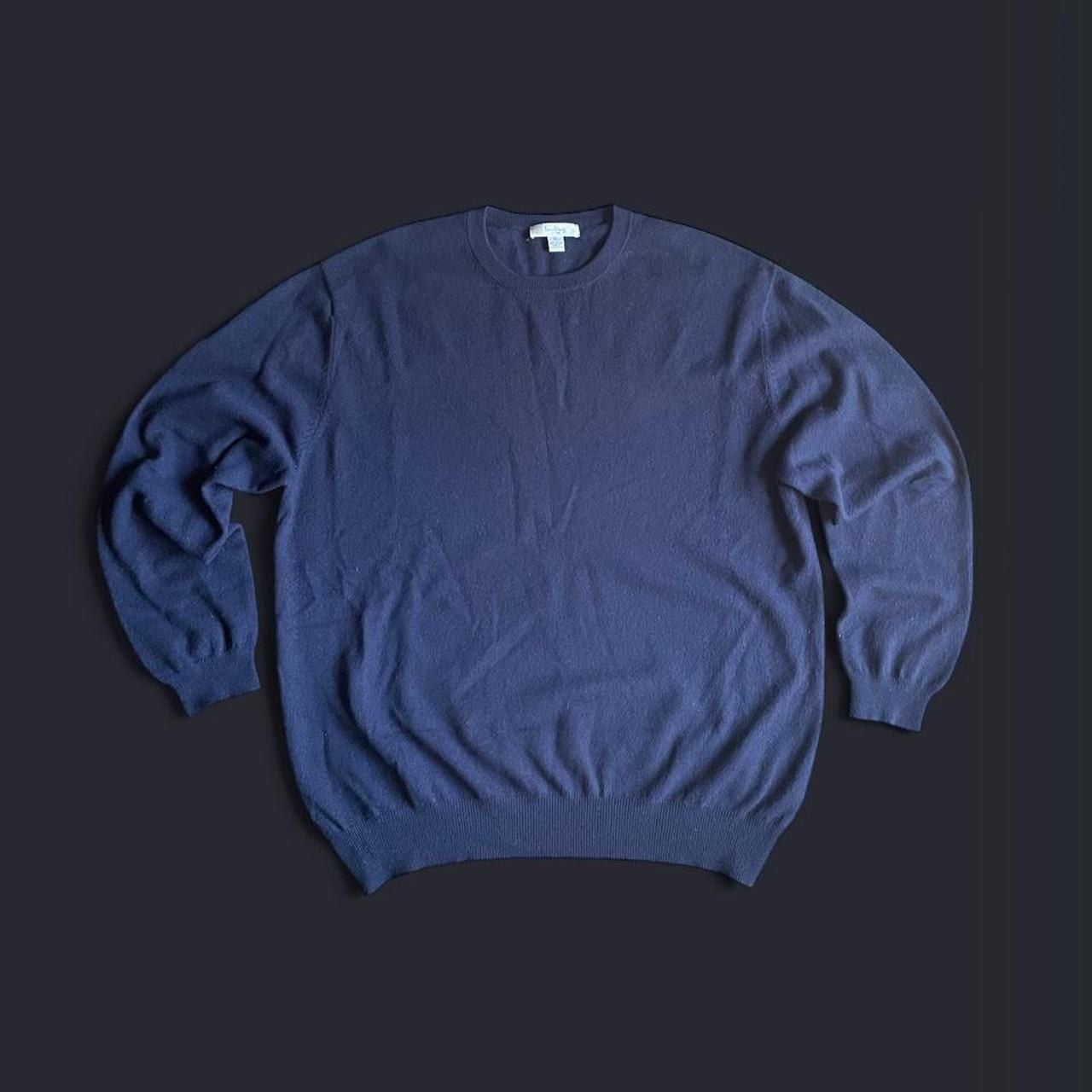 Cashmere Sweater Mens XL Navy Blue
Turnbury 2