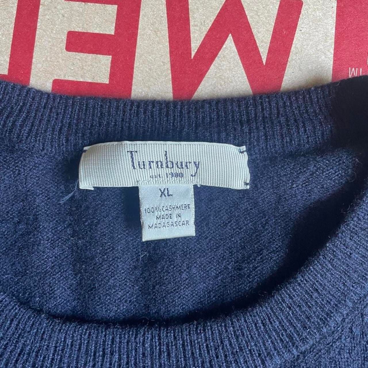 Cashmere Sweater Mens XL Navy Blue
Turnbury 3
