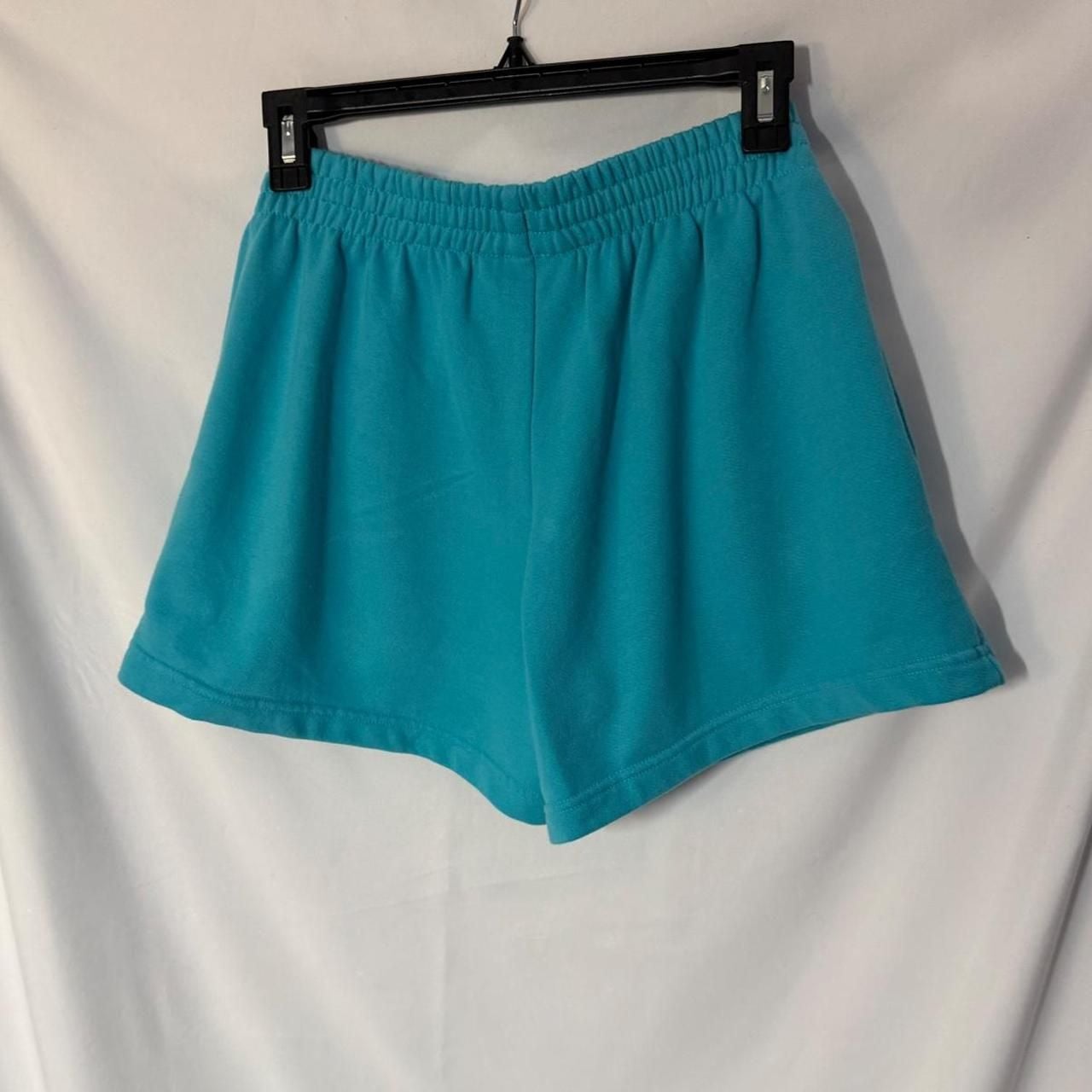 Champion Authentic Athleticwear Turquoise Sweat Shorts XS 3