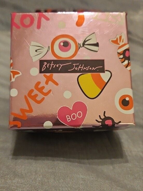 NWT Betsey Johnson Mismatched Eyeball Stud Earrings Halloween Pink Green 3