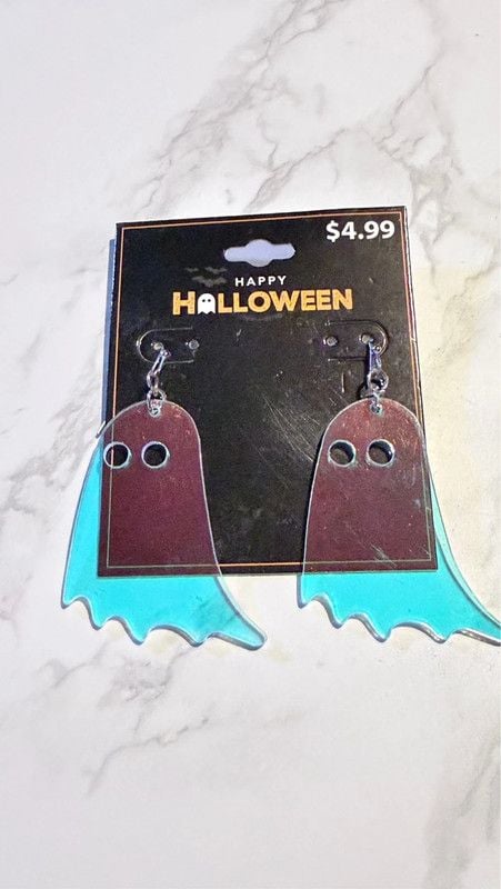 Iridescent Ghost Earrings 2