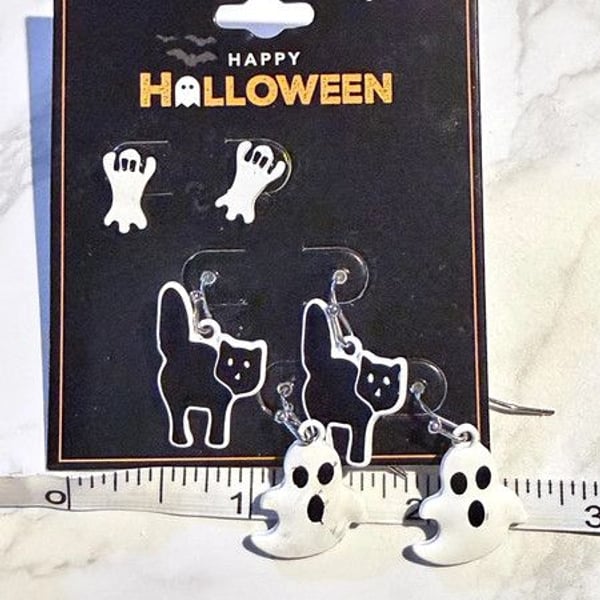 3 pairs of Halloween Earrings