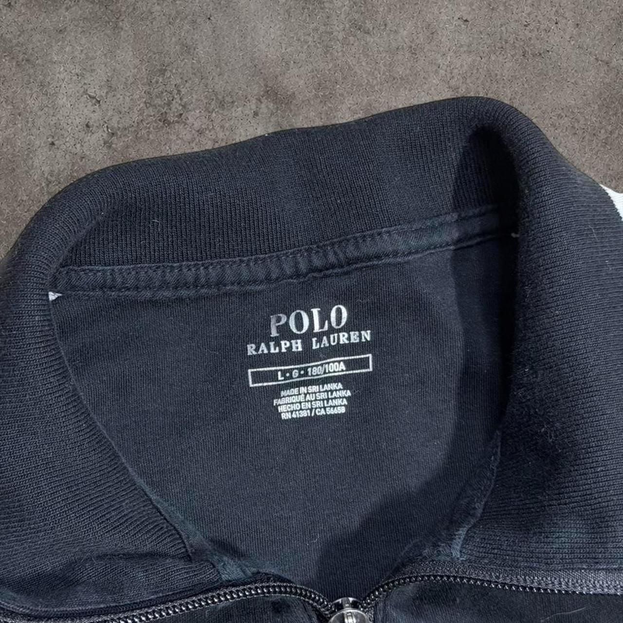 Polo Ralph Lauren Full-Zip Track Jacket Black White 6