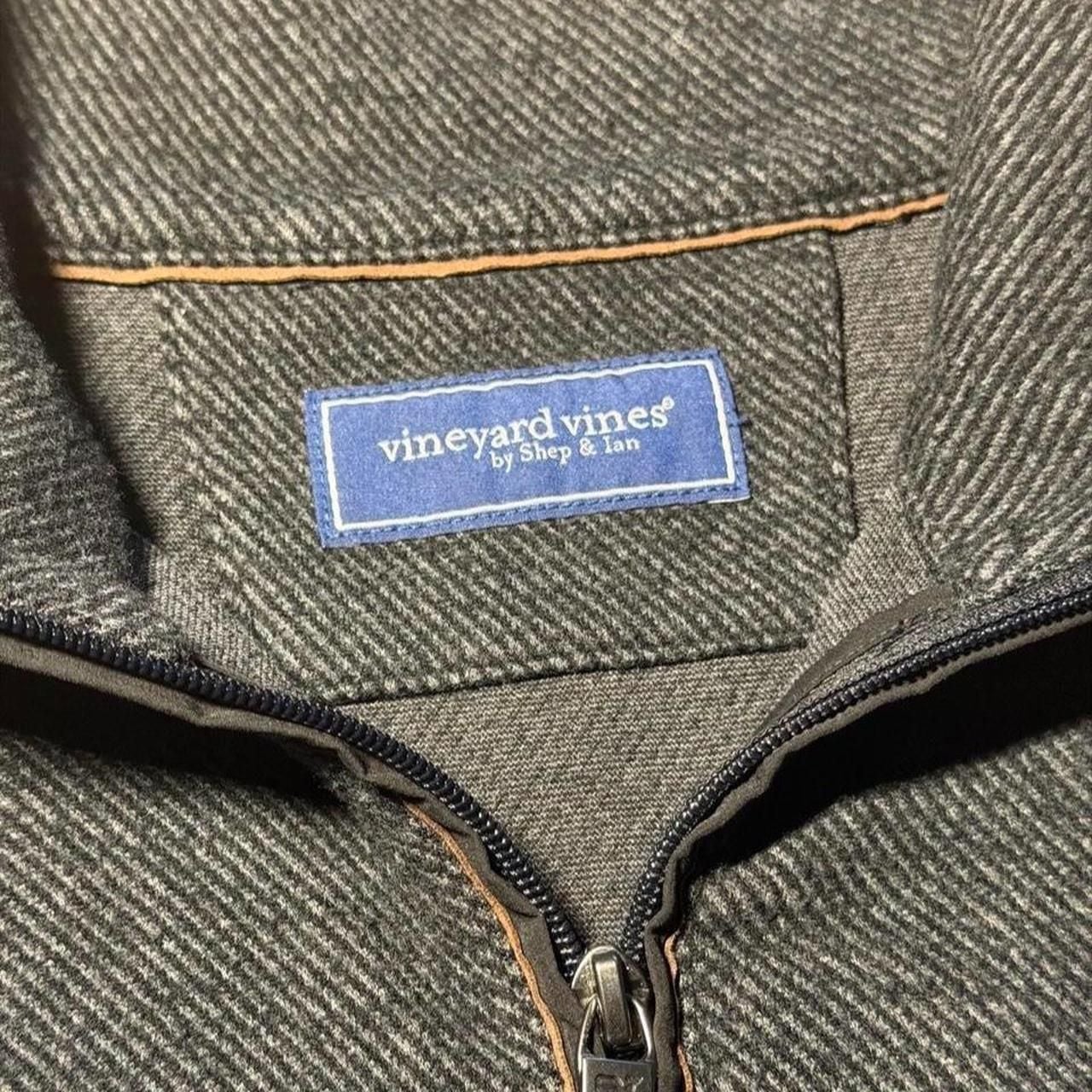 Vineyard Vines Black Quarter Zip Pullover Sweatshirt XL 3