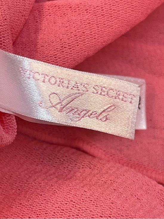 Vintage Victoria's Secret Angels Milkmaid Camisole Lace-Trim Chemise Nylon Mesh 11