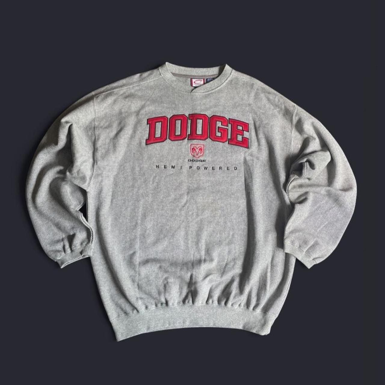 Vintage Dodge Ram Sweater XXL 2XL Ribbed Knit Hemi Power Heavyweight 2