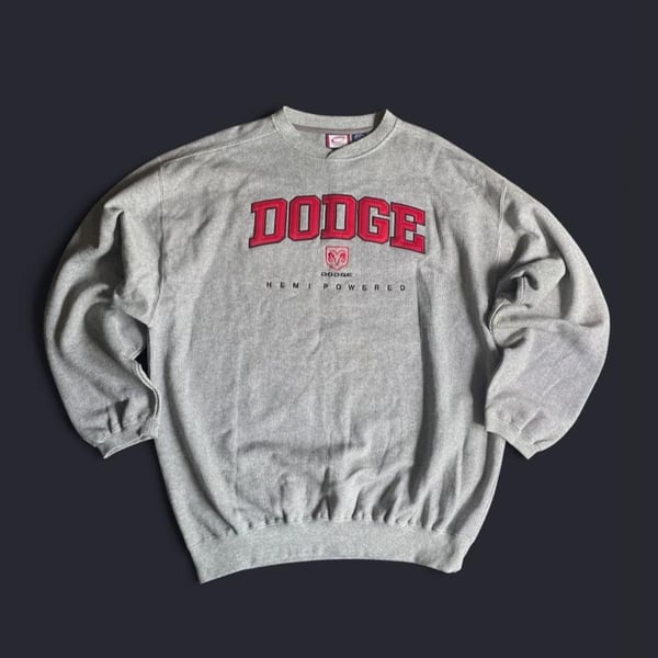 Vintage Dodge Ram Sweater XXL 2XL Ribbed Knit Hemi Power Heavyweight