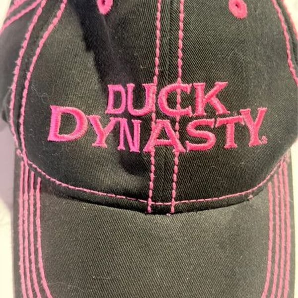 Duck Dynasty Women's Baseball Cap Hat Black Hot Pink Embroidered A&E Official