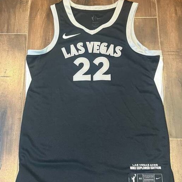 Nike A'ja Wilson Las Vegas Aces #22 Explorer Edition Dri-FIT WNBA Jersey