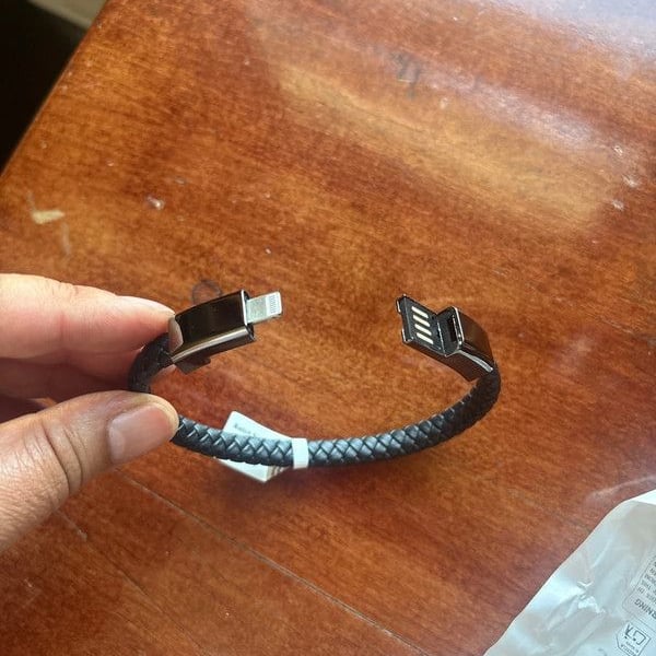 USB Lightning Charging Bracelet