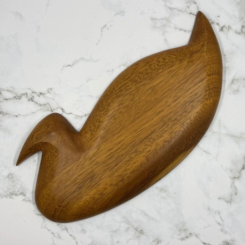 Wooden Duck Bowls Set of 4 | Hand Carved Wood Duck Dishes 2