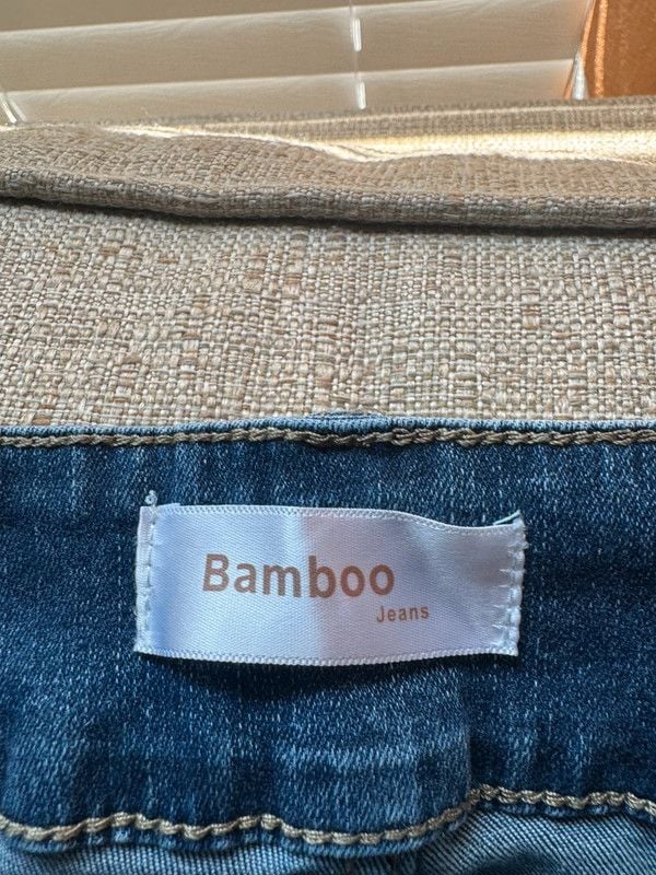 Bamboo Jeans Dark Wash Flare Jeans Size 9 6