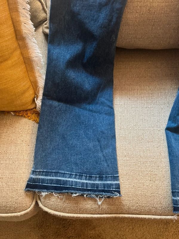Bamboo Jeans Dark Wash Flare Jeans Size 9 7