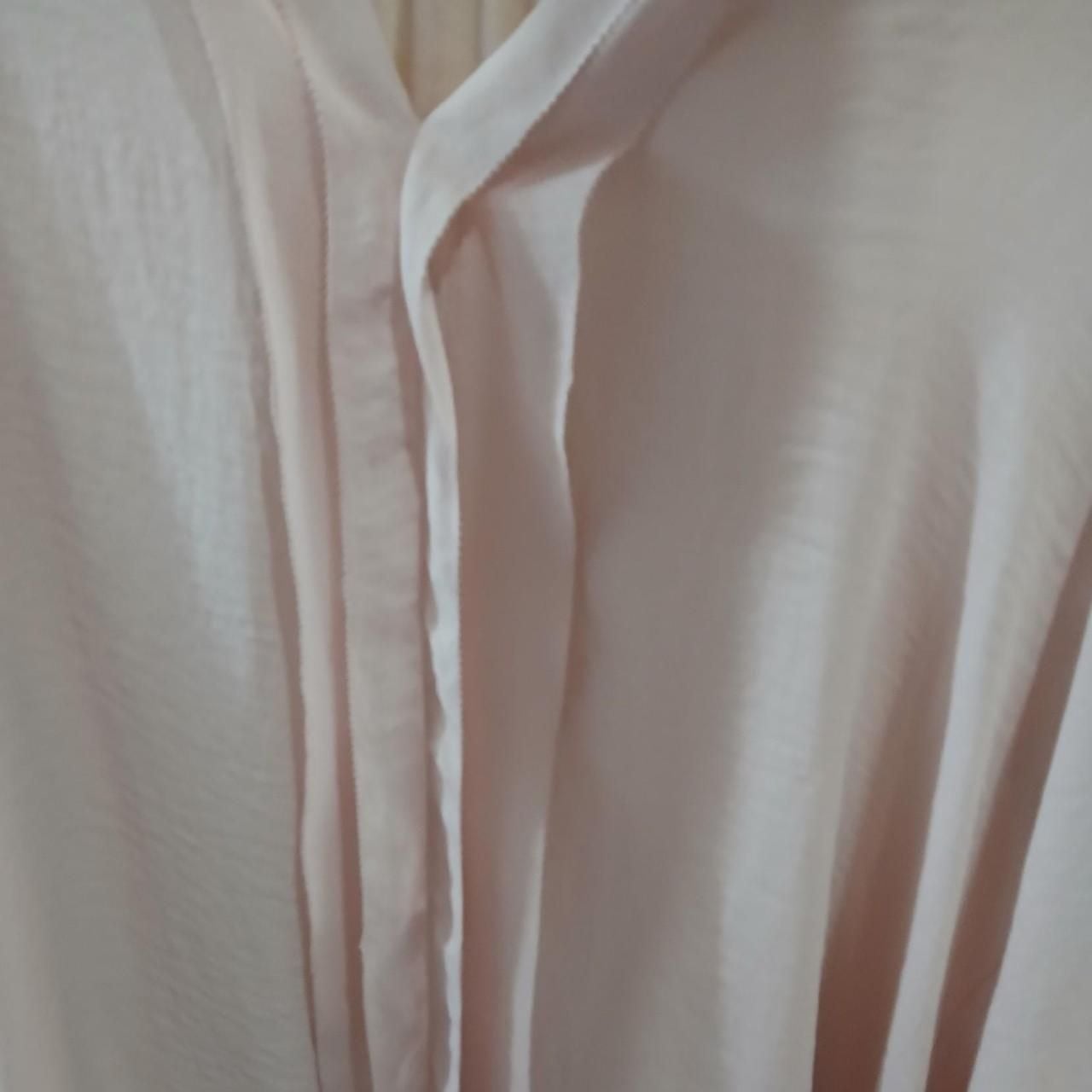 Joe Fresh Pink Long Sleeve Pleated Blouse 5